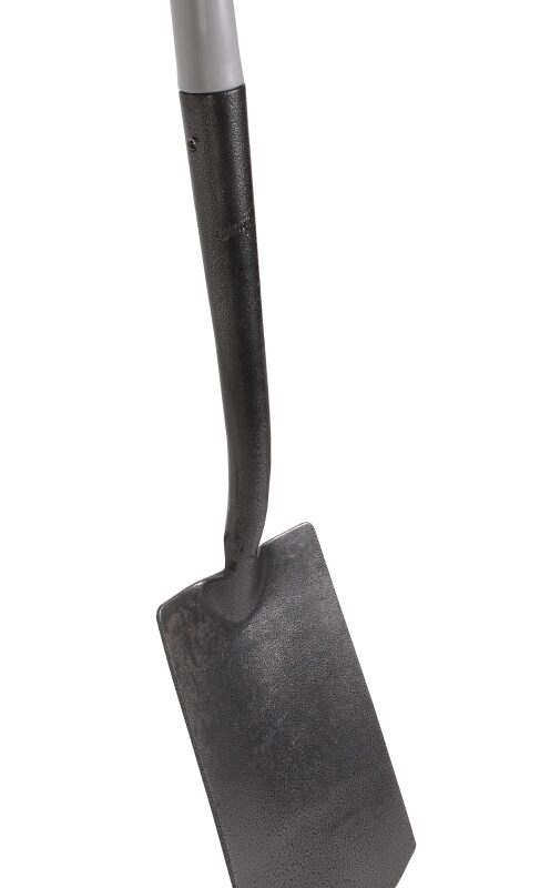 Spade met hals antraciet glasfiber