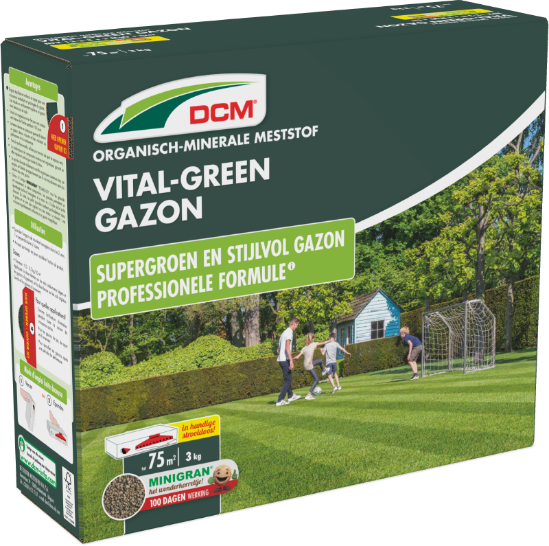 DCM Meststof Vital-Green Gazon (MG) (3 kg) (SD)